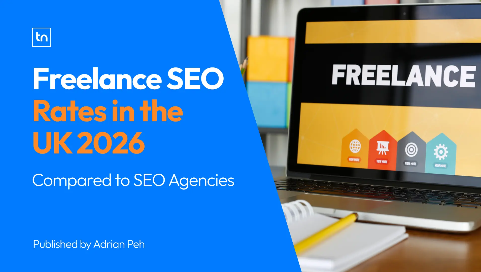 Createive showing freelance seo rates in the UK